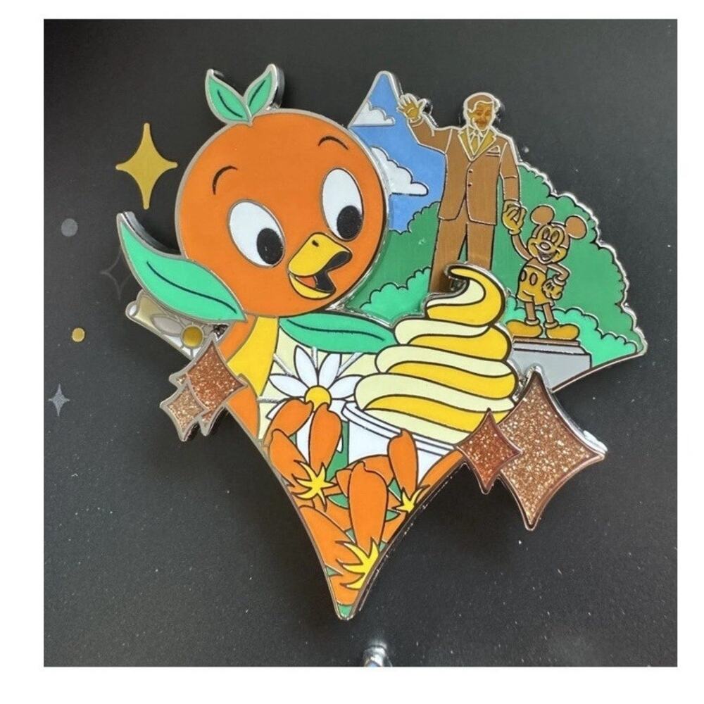 2026 Disney Artist Collection Orange Bird Walt Partners Statue Dole Whip LE Pin